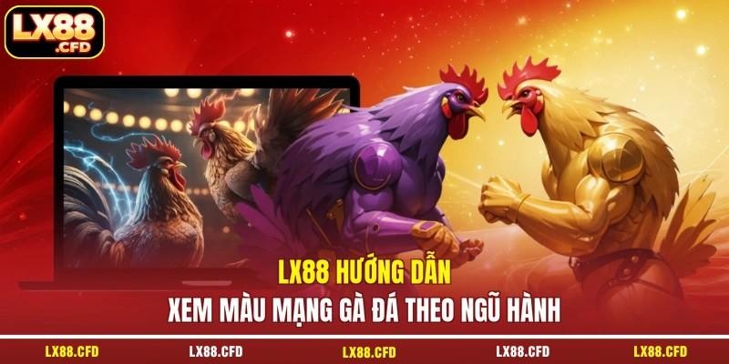 LX88 hướng dẫn xem màu mạng gà đá theo ngũ hành